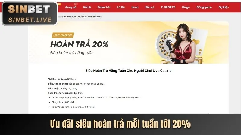 Thưởng nạp lần đầu xổ số